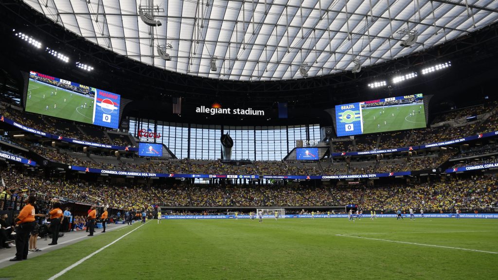 El Allegiant Stadium recibirá a Uruguay y Brasil por los cuartos de final [Foto: Getty Images]